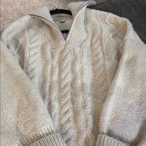 Cozy Cream Cable Knit Sweater